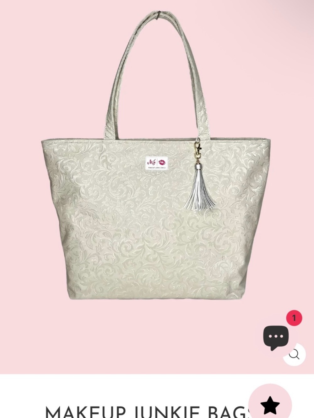 Makeup Junkie “Florence” Day Keeper Tote